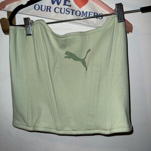 Puma Women's Green Tube Corset Top